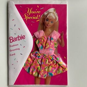 5 Different  Never Opened You’re Special Barbie Fashion Greeting Cards